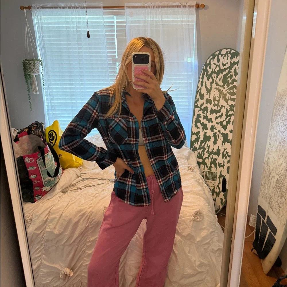 FOREVER 21 plaid shirt - Picture 4 of 11